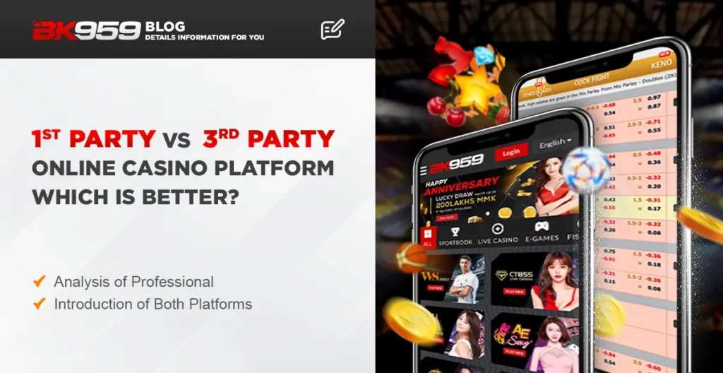 1st party and 3rd online casino platforms design