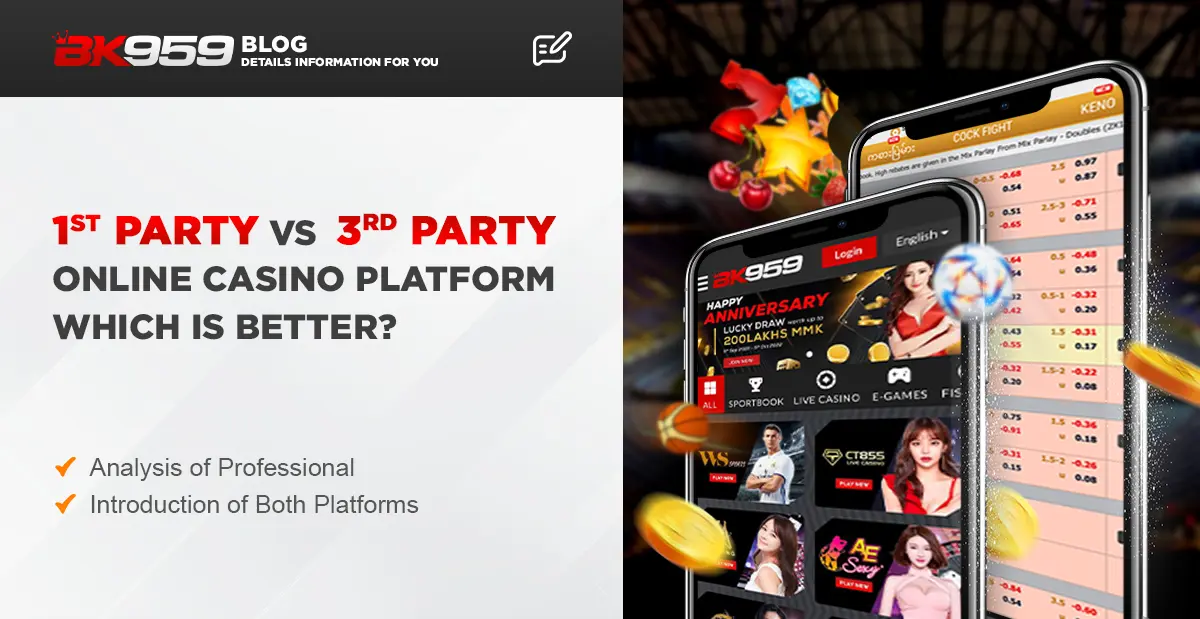 1st party and 3rd online casino platforms design